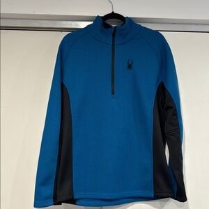 Spyder Blue and Black Pullover